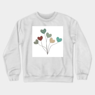 Heart Balloons Crewneck Sweatshirt